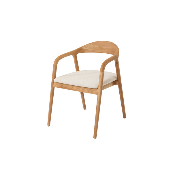 Chaise Claire — Frêne massif et tissu