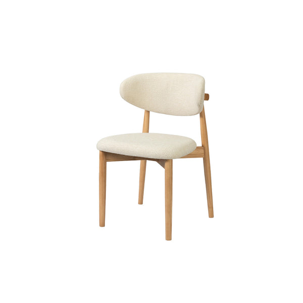 Chaise Clara — Frêne massif et tissu
