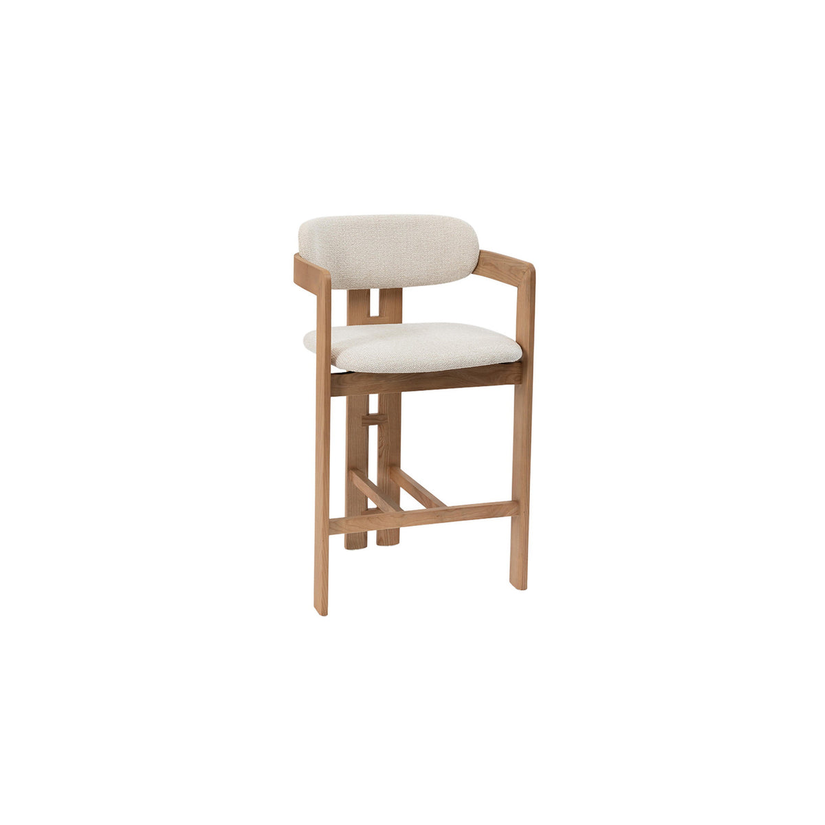 Chaise de comptoir Camille — Frêne massif