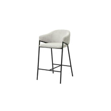 Chaise de comptoir Hugo — Velours côtelé