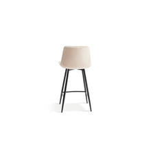 Chaise de comptoir Juta — Velours