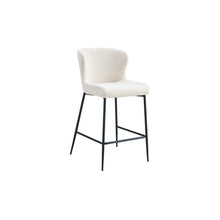 Chaise de comptoir Lisa — Bouclé
