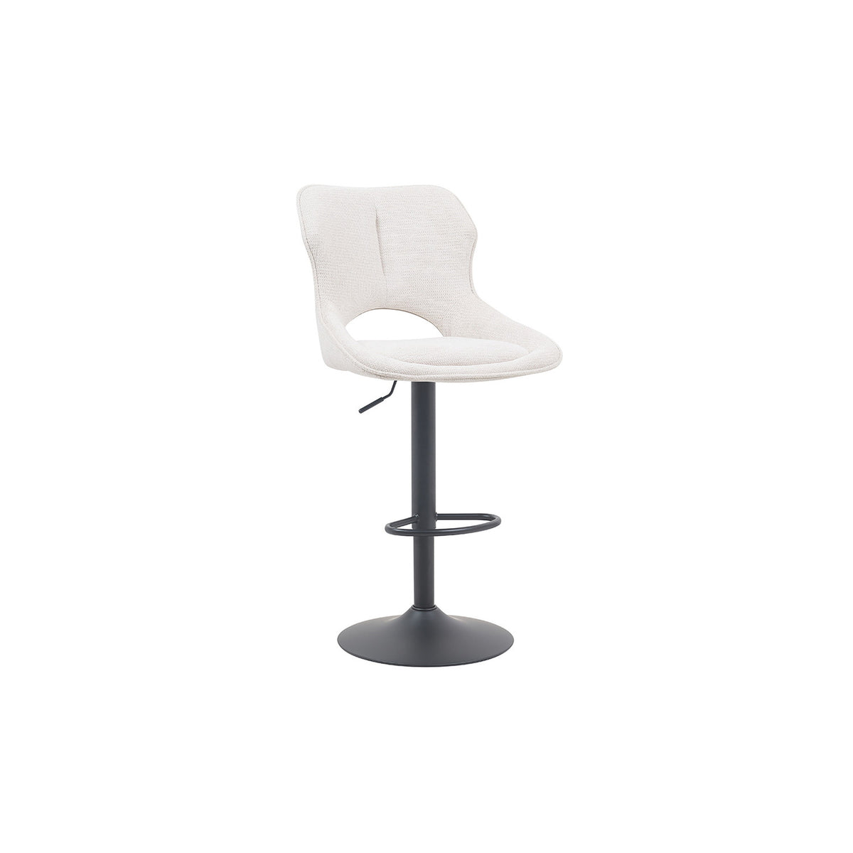 Chaise de bar Mori — Tissu, hauteur réglable