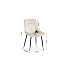 Chaise Juta — Velours
