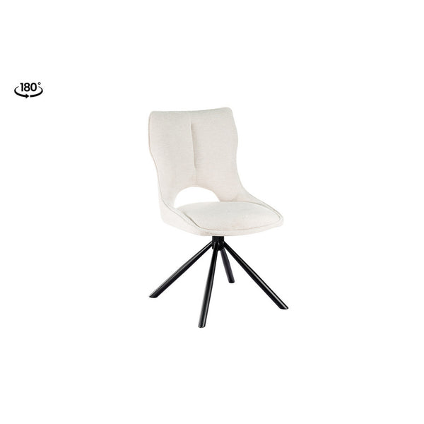 Chaise Mori — Tissu, pivotante