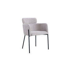 Chaise Naomi — Tissu, avec accoudoirs