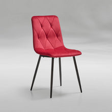 Chaises ST2209 — Lot de 4 · Velours capitonné