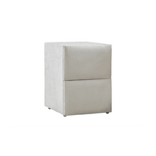 Lit Laura — Boxspring velours à coffre de rangement