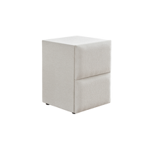Lit Lucas — Boxspring velours à coffres