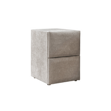 Lit Lucia — Boxspring velours à coffres de rangement