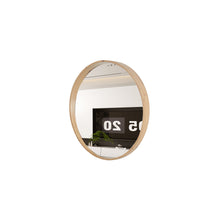 Miroir Roxy — Rond, chêne vieilli