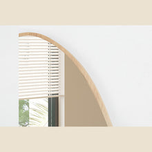 Miroir Roza — Forme organique, chêne vieilli