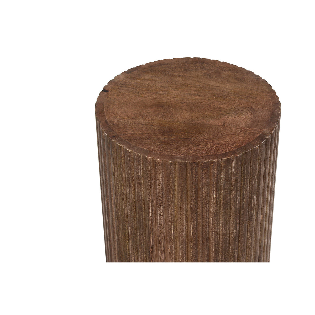 Table d'appoint Victor — Bois de manguier brun clair