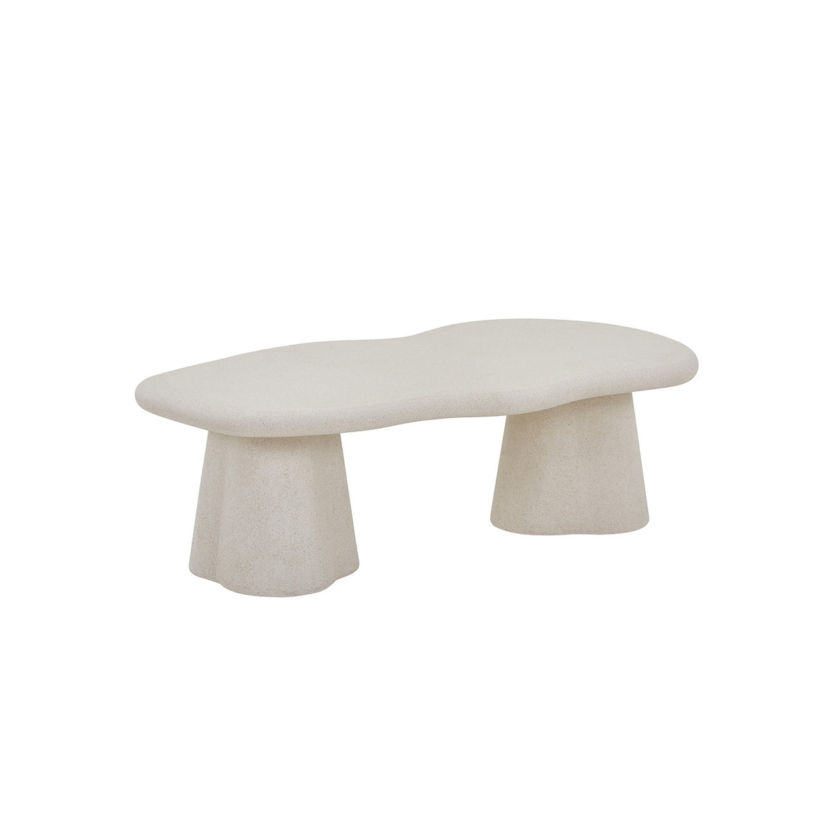 Table basse Faro — 130 cm, forme organique