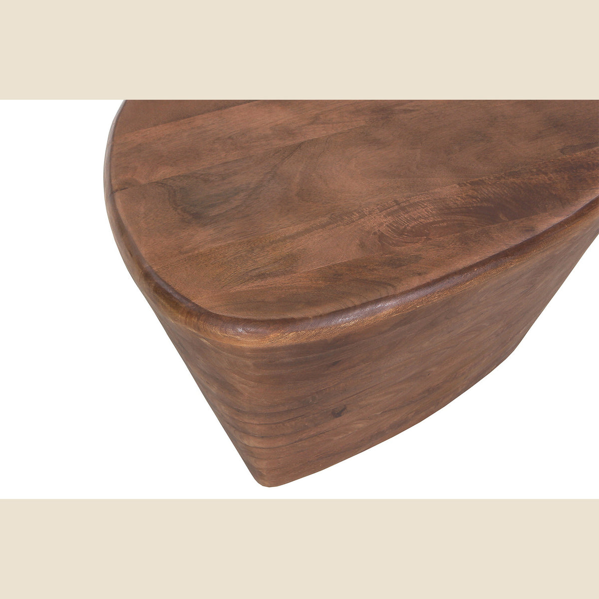 Table basse Matteo — Bois de manguier massif