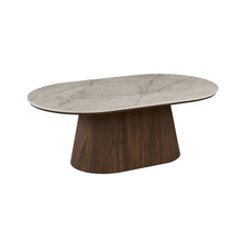 Table basse Vigo 120 cm — Plateau effet pierre