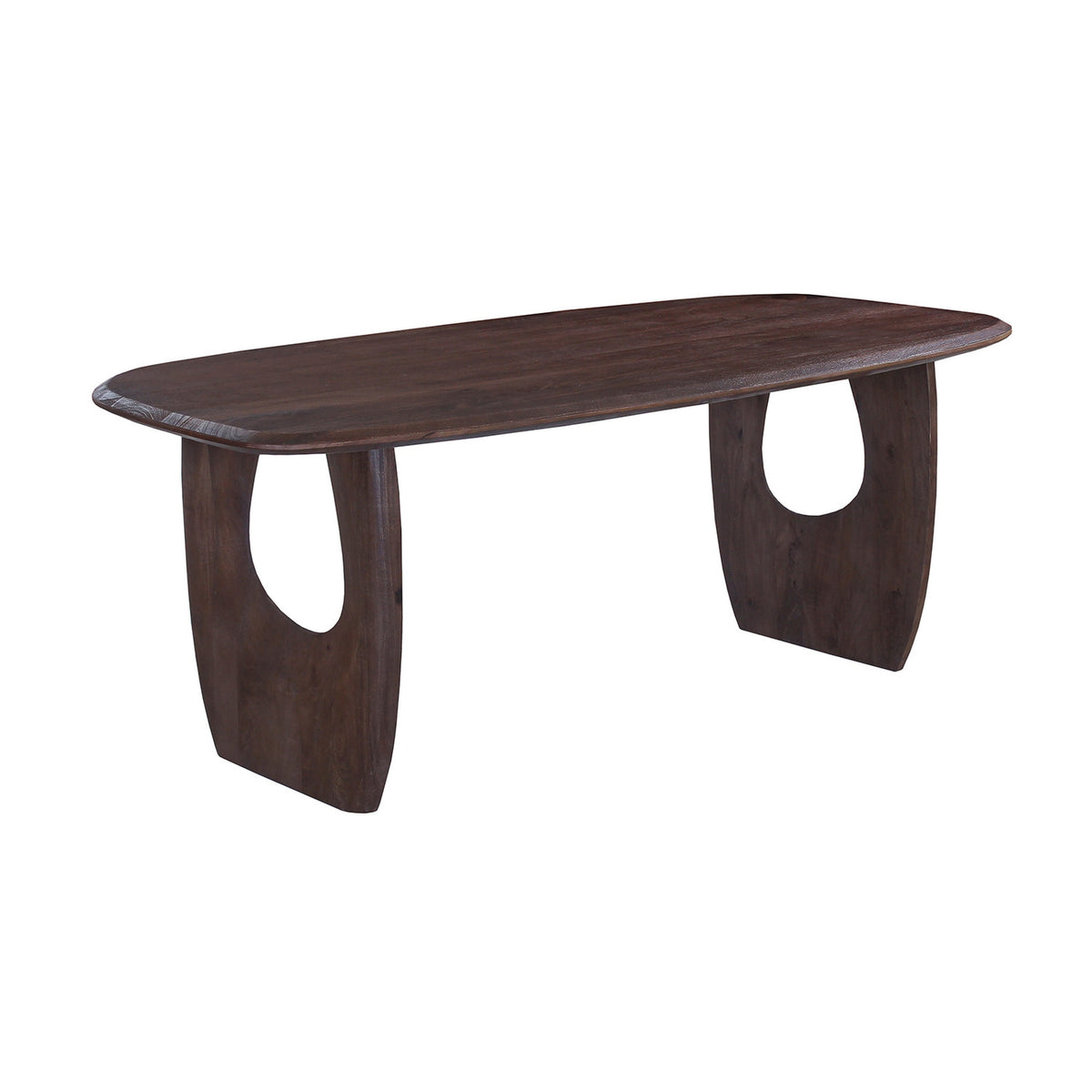 Table Braga — Bois de manguier, ovale danoise