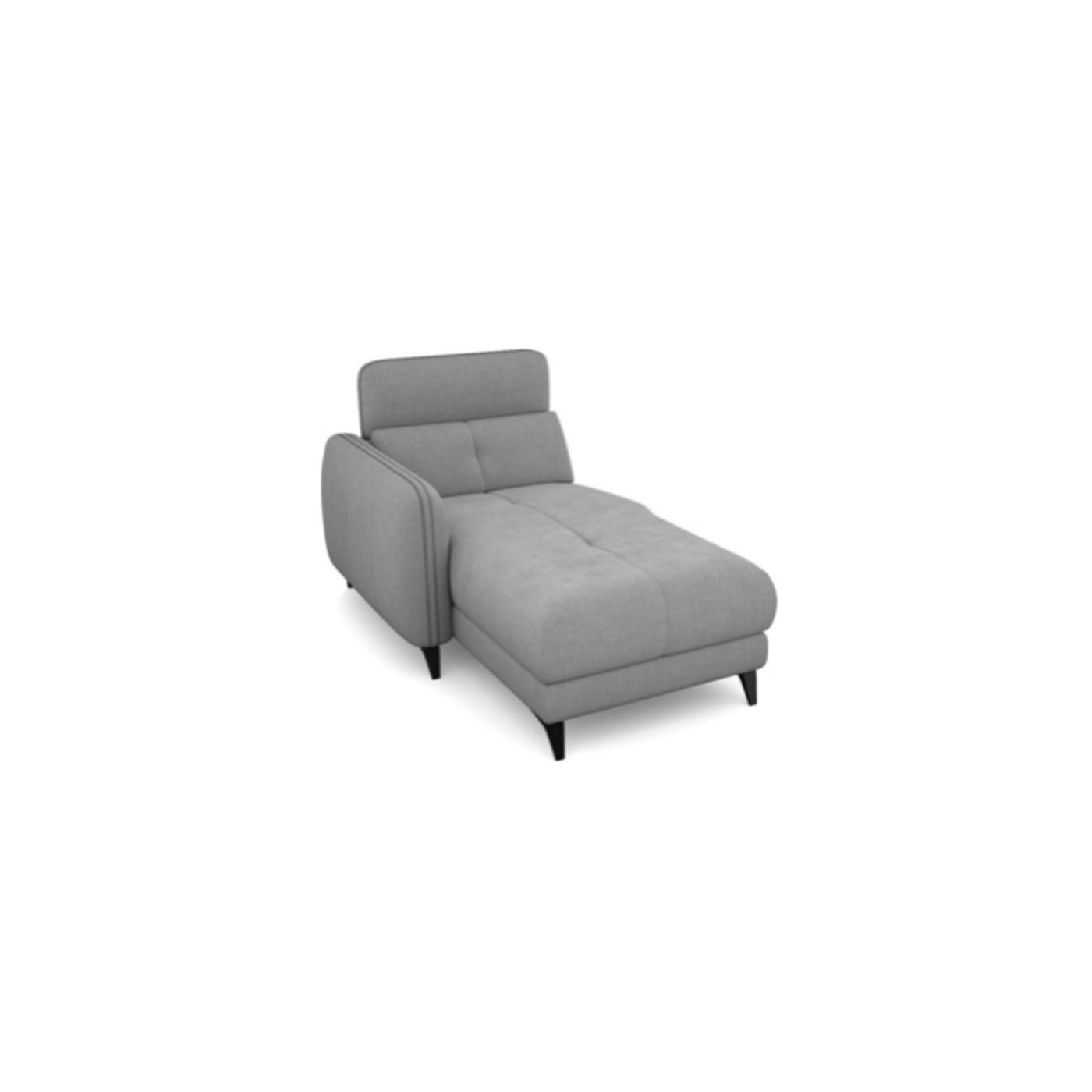 Salon d'angle modulaire Bolt — Gris clair chiné