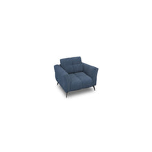 Salon d'angle modulaire Elmo — Bleu chiné
