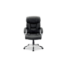 Chaise de bureau Dali — Simili cuir noir
