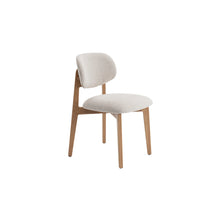 Chaise Carmen — Chêne massif et tissu