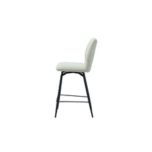 Chaise de comptoir Lara — Pivotante, tissu