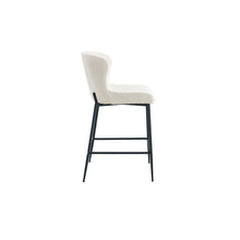 Chaise de comptoir Lisa — Bouclé