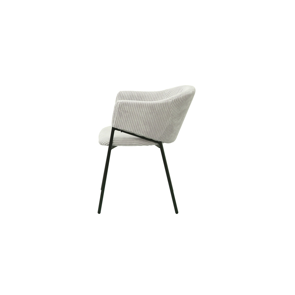 Chaise Hugo — Velours côtelé