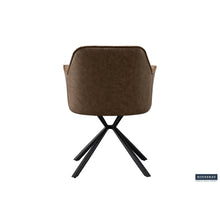 Chaise Lucie — Bouclé et simili