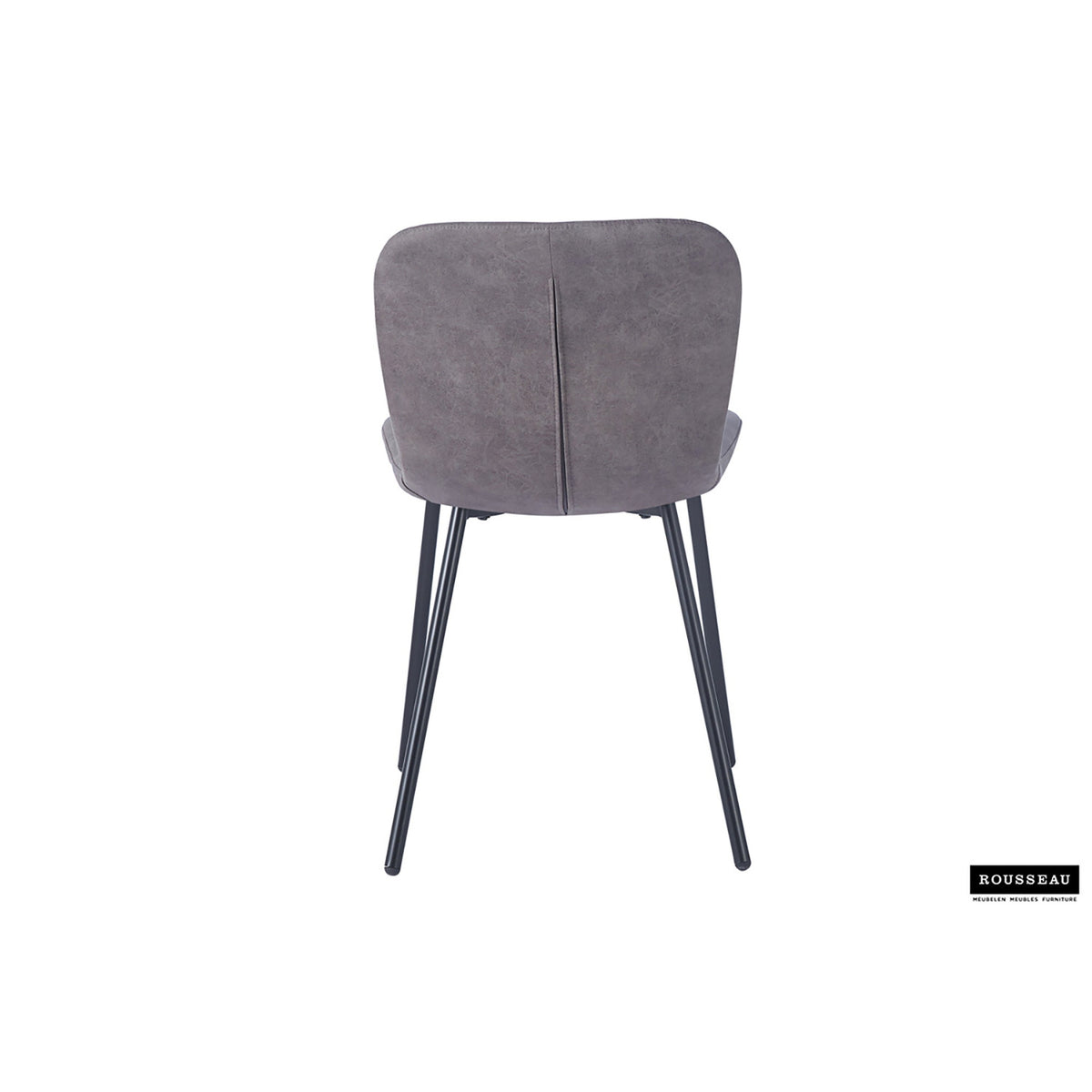 Chaise Susan — PU, taupe ou gris foncé