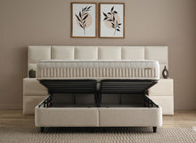 Lit Conso — Boxspring à coffres de rangement