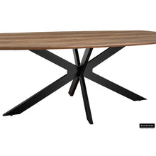 Table Aziz — Ovale danoise, décor mango 200 cm