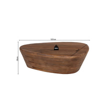 Table basse Evan — Bois de manguier massif