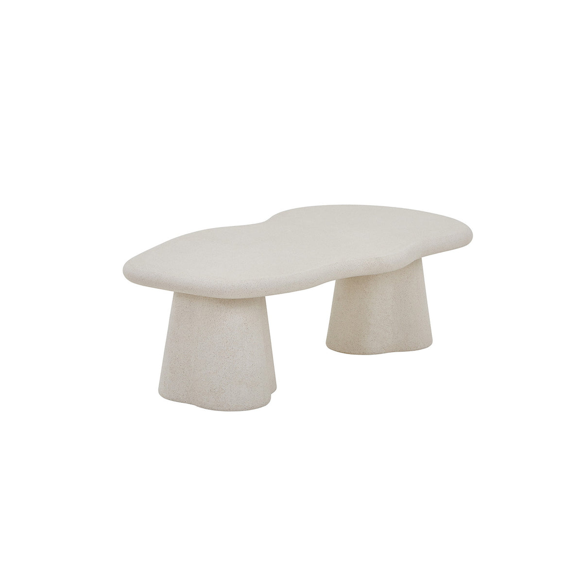 Table basse Faro — 130 cm, forme organique