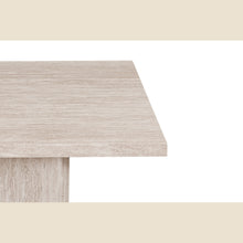 Table basse Litar — Effet travertin ou chêne