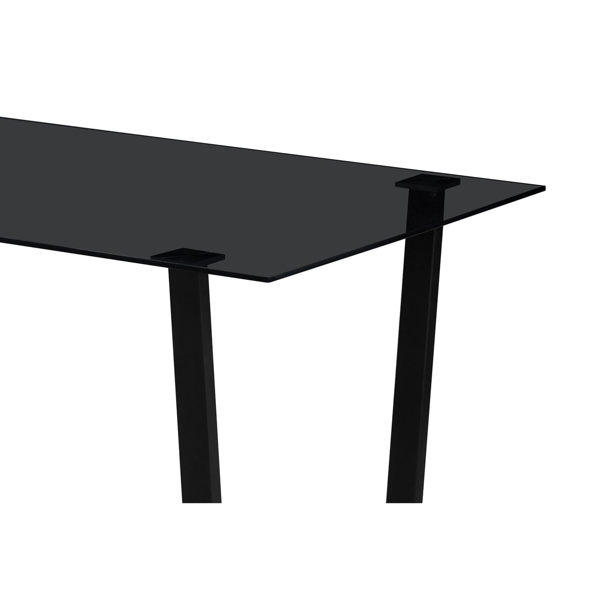 Table Boaz — Verre fumé, 150 cm