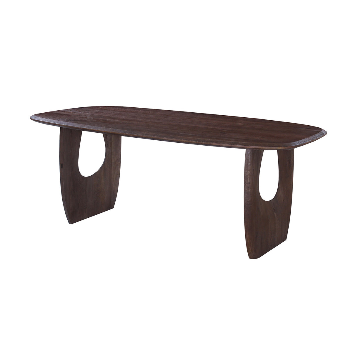 Table Braga — Bois de manguier, ovale danoise
