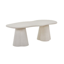 Table Faro — Effet ciment, organique ou ronde