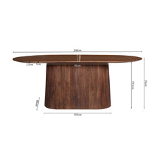 Table Miguel — Bois de manguier
