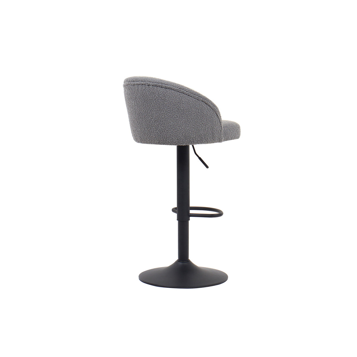 Tabouret de bar Arda — Bouclé