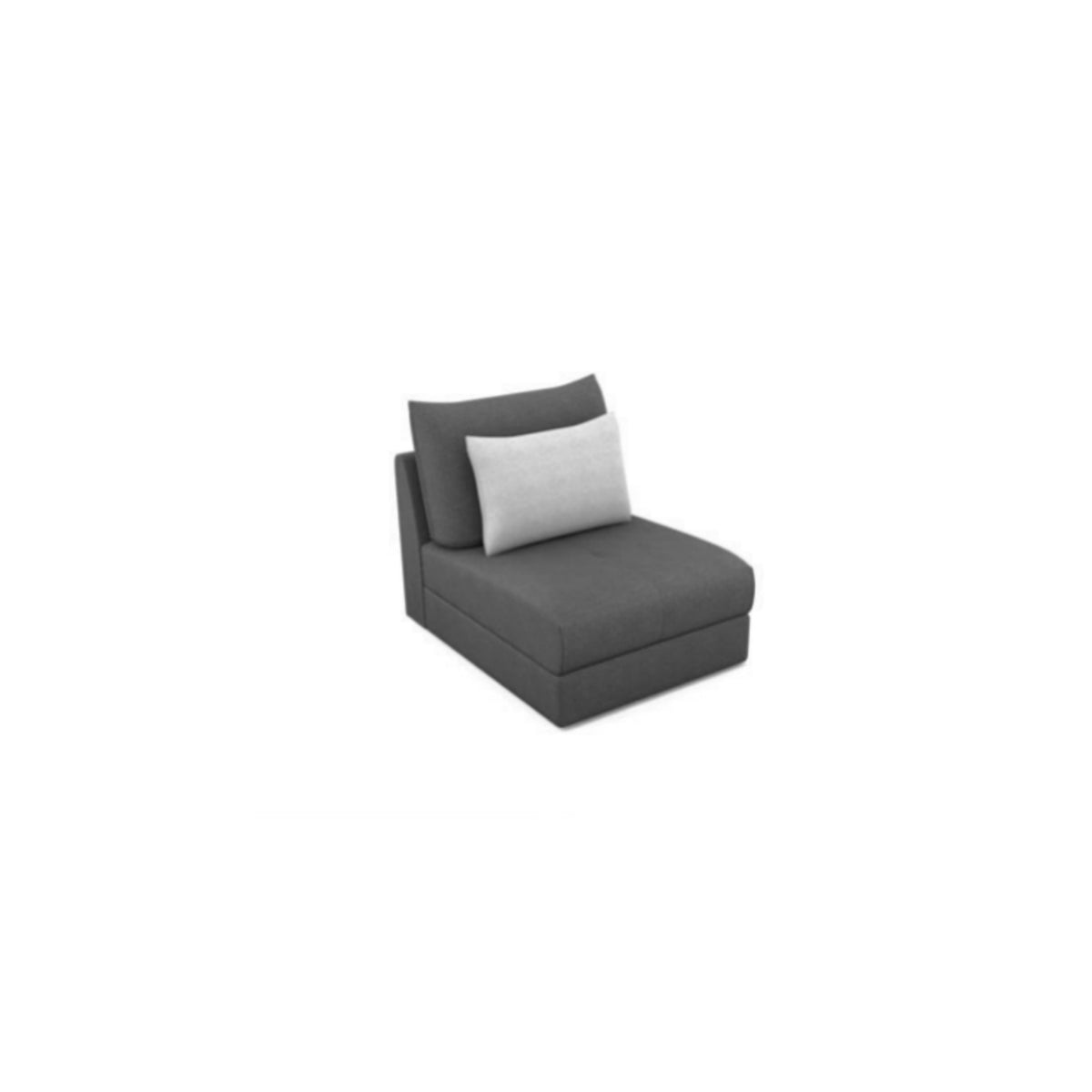 Salon d'angle modulaire Quazi — Gris anthracite