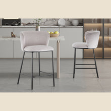 Chaise de comptoir Arthur — Tissu