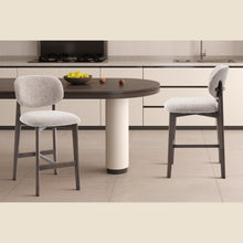 Chaise de comptoir Carmen — Chêne massif