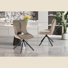 Chaise Mori — Tissu, pivotante