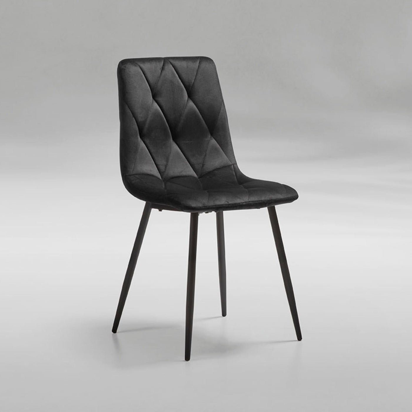 Chaises ST2209 — Lot de 4 · Velours capitonné