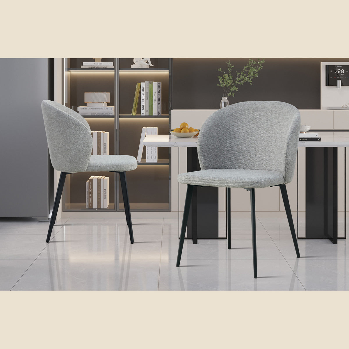 Chaise Toledo — Tissu ou bouclé