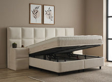 Lit Conso — Boxspring à coffres de rangement