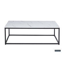 Table basse Dallas — Décor pierre ou marbre