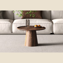 Table basse Jules — Ronde, bois de manguier