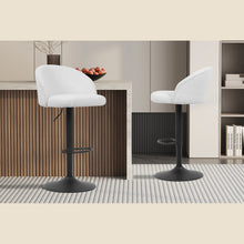Tabouret de bar Arda — Bouclé